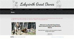 Desktop Screenshot of labyrinthgreatdanes.com